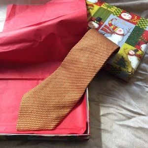 TIEPE1- Copper with Orange and Brown Tie.